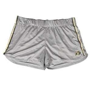 Rivalry Threads Gray Mesh Shorts CU Buffaloes Logo‎ Athletic Lounge XL